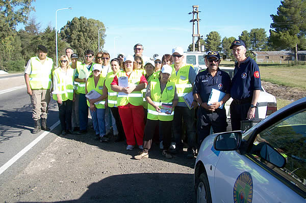FOTO: operativos con la participación de agentes de tránsito y salud local