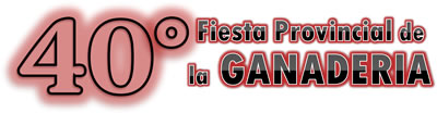 Logo 40° Edición Fiesta Provincial de la Ganadería
